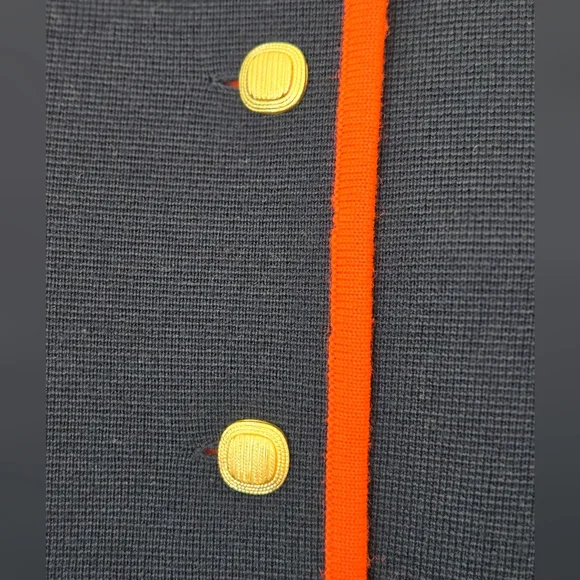 Vintage Penny's Wool Navy Blue Women's Jacket with Red Trim EUC - Picture 3 of 5